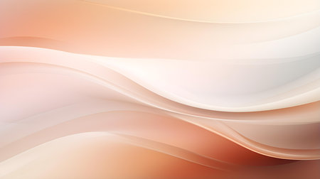 Gradient background fading from beige to white. Professional presentation templateの素材