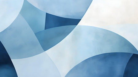Minimalist light blue background with calming shapes and textures. Abstract backgroundの素材