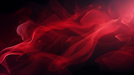 Ruby Stylized Smoke Wisps. Abstract backgroundの素材