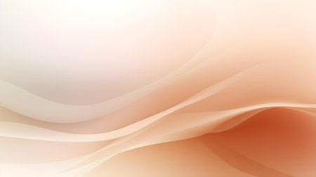 Gradient background fading from light brown to white. Professional presentation templateの素材