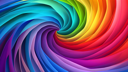 Multicolor Psychedelic Spiral Pattern. Hypnotic Abstract Backgroundの素材