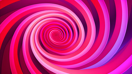Fuchsia Psychedelic Spiral Pattern. Hypnotic Abstract Backgroundの素材