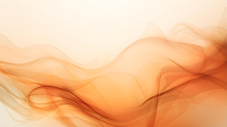 Light Orange Stylized Smoke Wisps. Abstract backgroundの素材