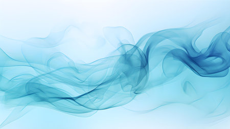 Sky Blue Stylized Smoke Wisps. Abstract backgroundの素材