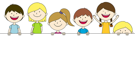 funny kidsのイラスト素材
