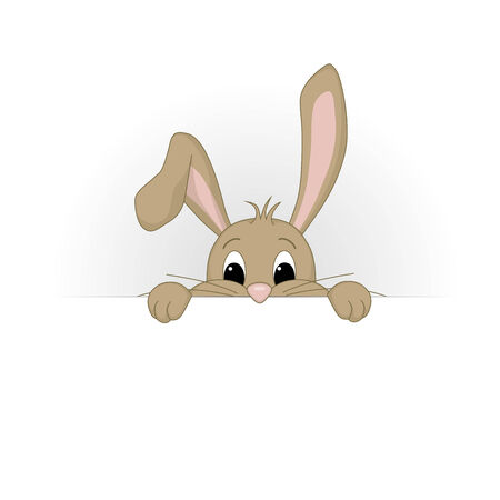 Funny Bunny - Happy Easterのイラスト素材