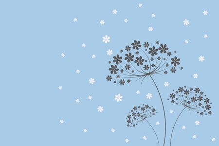 Flowers abstractのイラスト素材