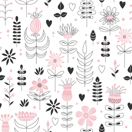 Seamless abstract nature backgroundのイラスト素材