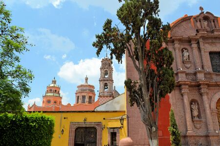 San Felipe Neri church, San Miguel De Allende, Mexicoの写真素材