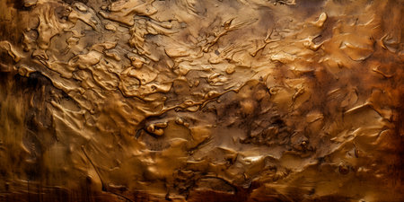 Plastic copper bronze texture dark backgroundの写真素材
