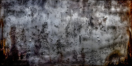 Highly Detailed Grunge Metal Background Texture With Rust and Scratchesの写真素材