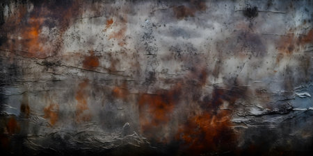 Highly Detailed Grunge Metal Background Texture With Rust and Scratchesの写真素材