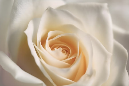 Closeup of white rose for abstract background, beautiful spring flower, wedding floral pattern, macro, shallow DOFの写真素材