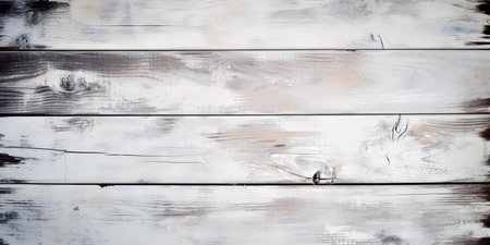 Vintage white wooden texture. Old weathered wooden plank painted in white color. Wood background.の素材