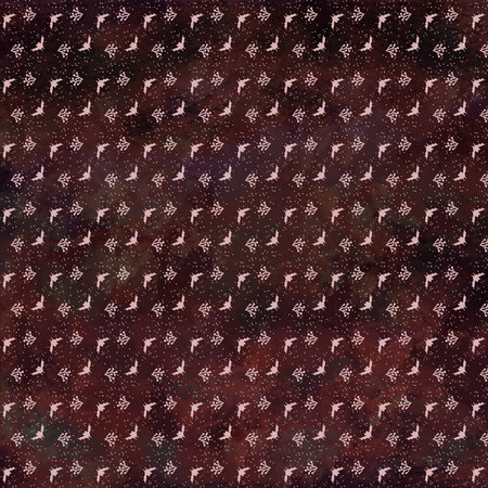 Light pattern, bat and branches, on a brown cosmic background. Halloween digital scrapbook paper....