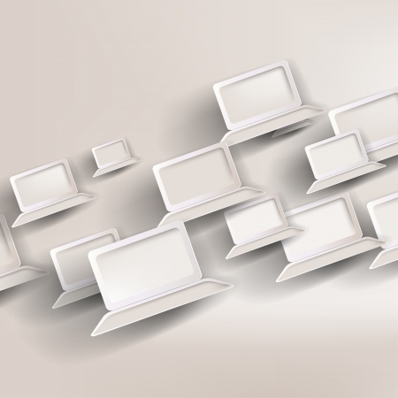 Notebook web icon,flat designのイラスト素材