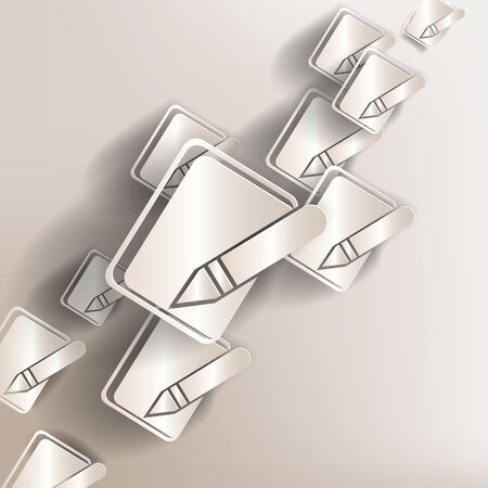 paper background with notepad web icon,flat designのイラスト素材
