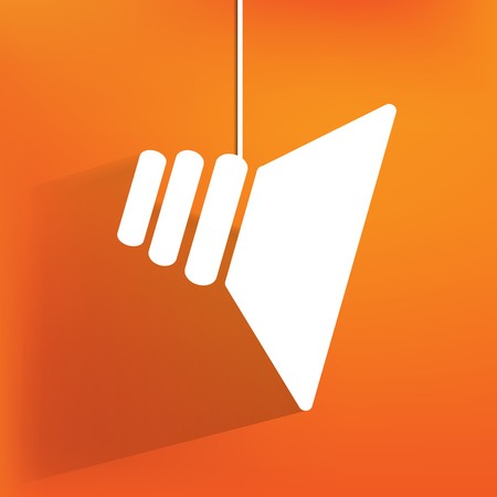 speaker icon, flat designのイラスト素材