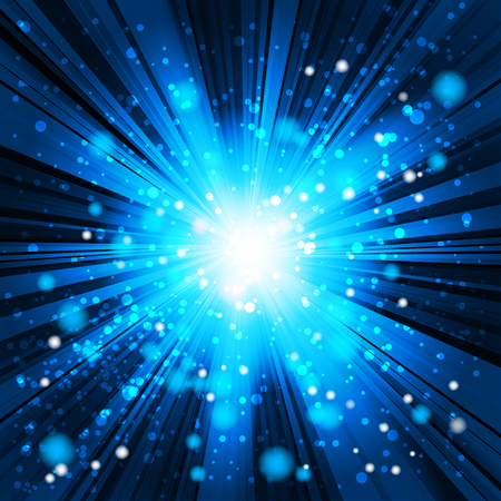 Abstract background with colored lines and lightのイラスト素材