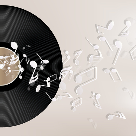 Abstract musical backgroundのイラスト素材