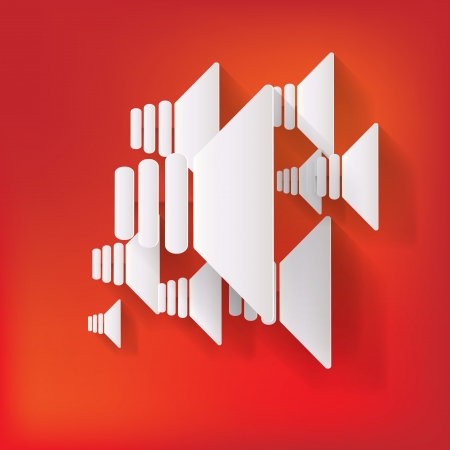speaker icon, flat designのイラスト素材
