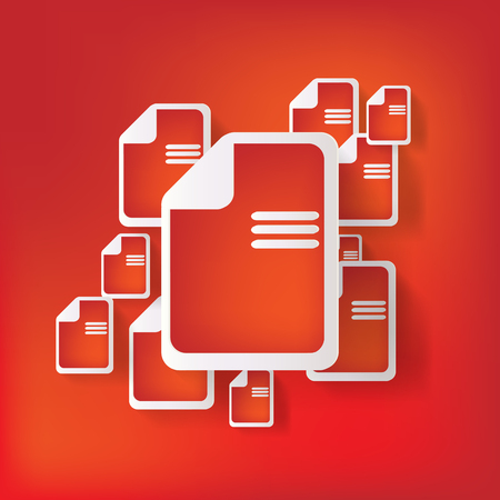 File web iconのイラスト素材