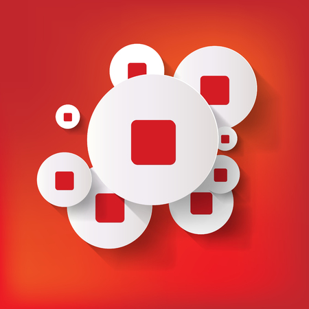 stop web icon, flat designのイラスト素材