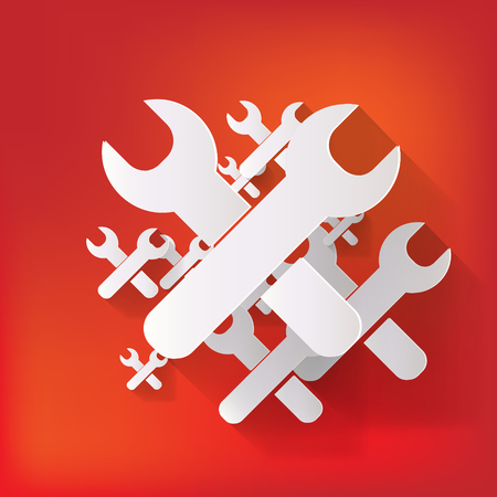 Vector repair web iconのイラスト素材