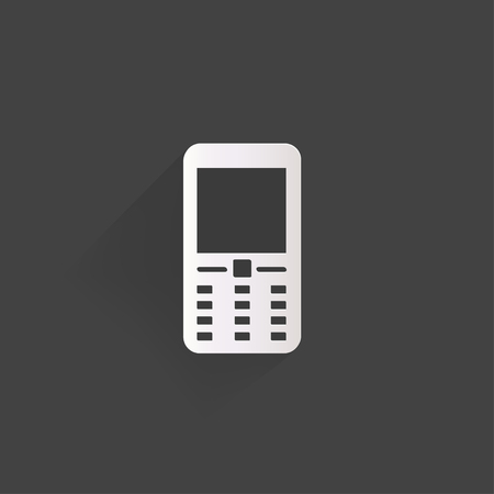 Mobile phone iconのイラスト素材