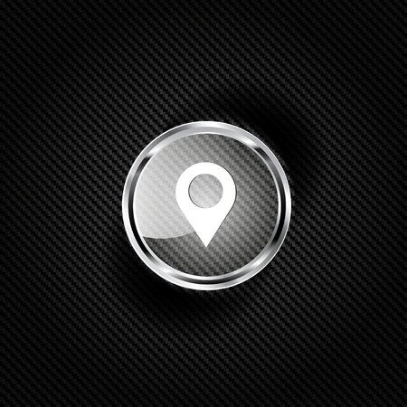 Map pointer iconのイラスト素材