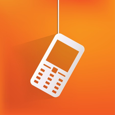 Mobile phone iconのイラスト素材