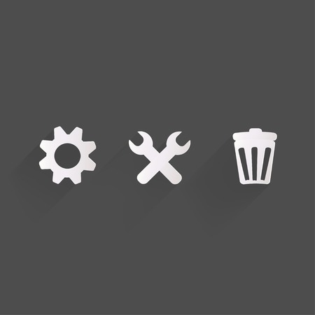 Vector repair web icon,flat designのイラスト素材
