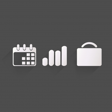 Business web iconsのイラスト素材