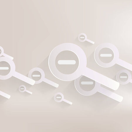 Zoom out web iconのイラスト素材