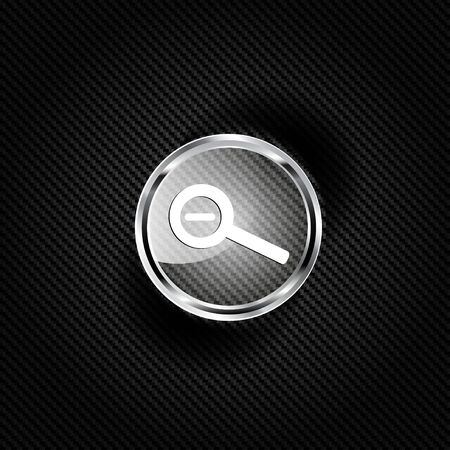 Zoom out web iconのイラスト素材