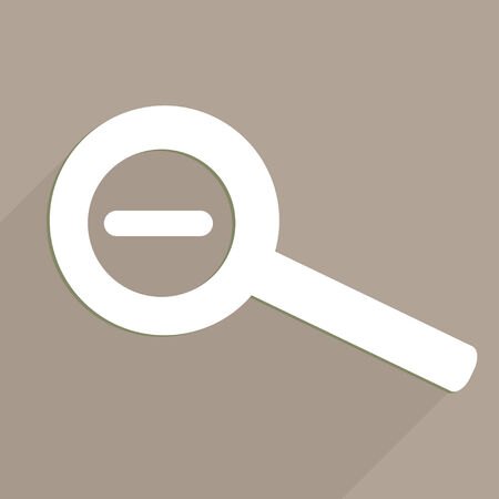 Zoom out web iconのイラスト素材