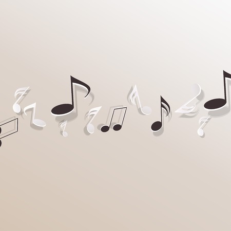 Abstract musical backgroundのイラスト素材