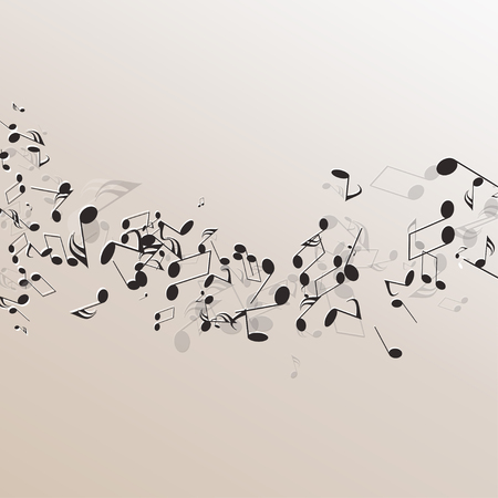 Abstract musical backgroundのイラスト素材
