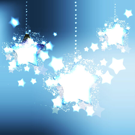 Elegant Christmas background with snowflakesのイラスト素材