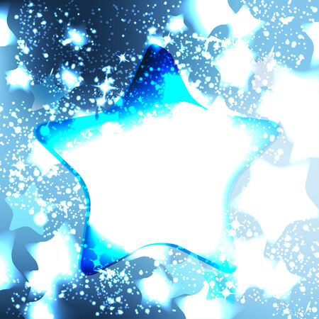 Elegant Christmas background with snowflakesのイラスト素材