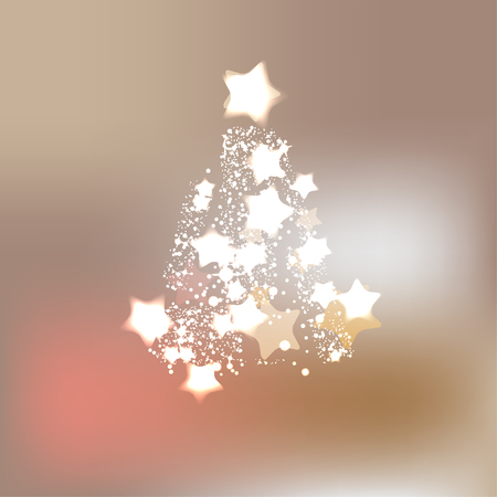 Elegant Christmas background with snowflakesのイラスト素材