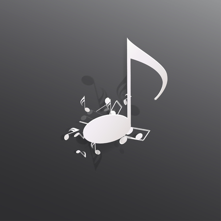 Abstract musical backgroundのイラスト素材
