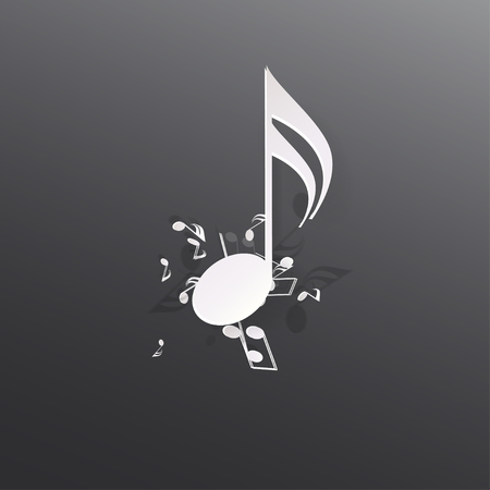 Abstract musical backgroundのイラスト素材