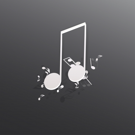 Abstract musical backgroundのイラスト素材