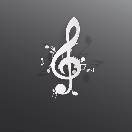 Abstract musical backgroundのイラスト素材