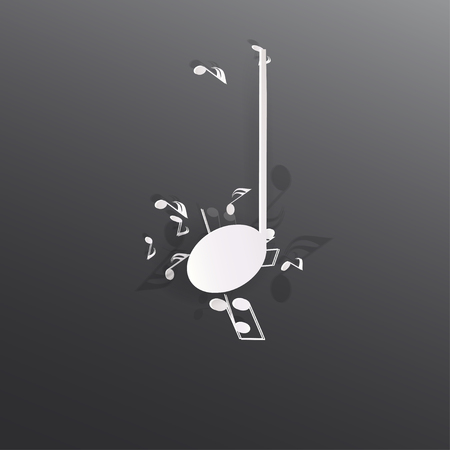 Abstract musical backgroundのイラスト素材