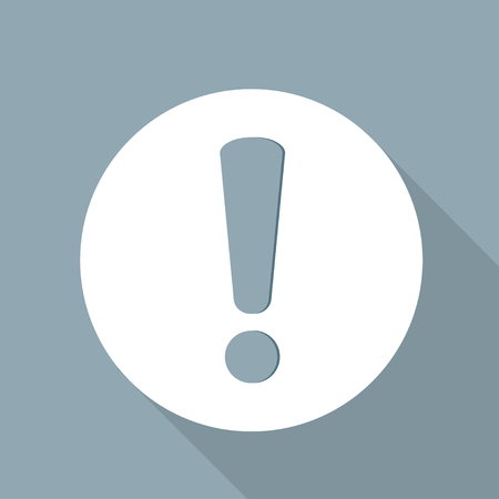 Exclamation danger web iconのイラスト素材