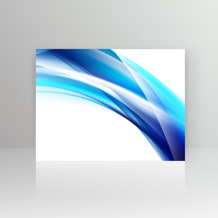 Abstract background with waveのイラスト素材