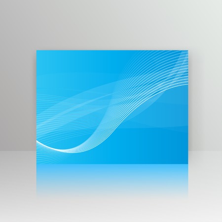 Abstract background with waveのイラスト素材