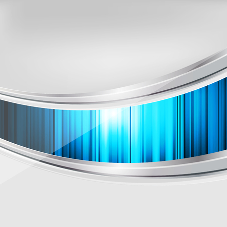 Abstract background with colored lines and geometric elements on paper layersのイラスト素材